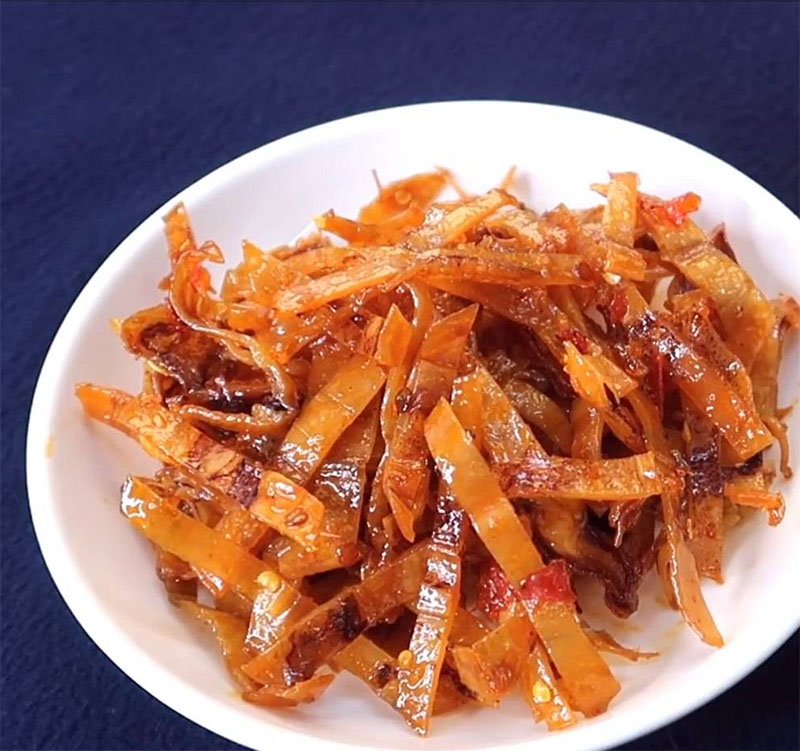 Cách làm mực khô rim ngon