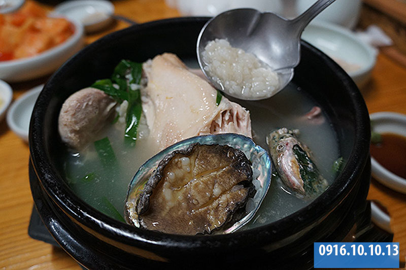 cháo bào ngư tươi