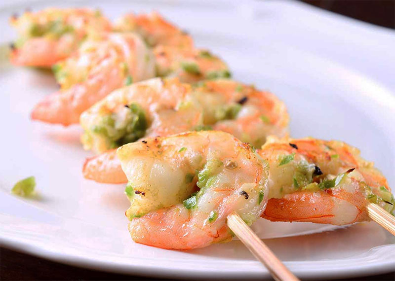 Món ngon từ tôm sú sống