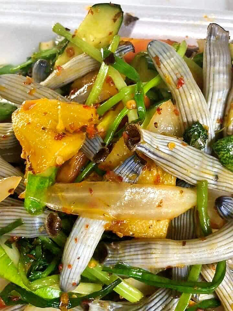 Sá sùng xào chua ngọt